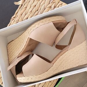 STYLE & CO Women's Seleeney Wedge Sandals Size 8 Wide Width